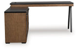 Kallari Credenza with Desk Return