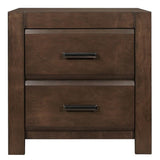 Erwan 2 Drawer Nightstand in Dark Walnut 1961-4