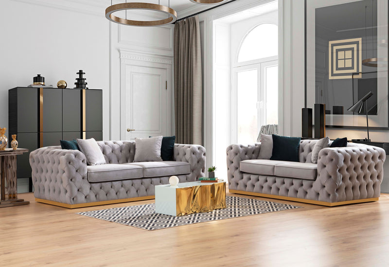 Stella  Velvet Sofa & Loveseat