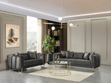 Santana Velvet Sofa & Loveseat
