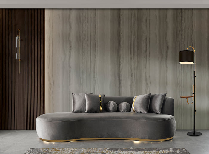 Ella Ivory Boucle Chaise Lounge