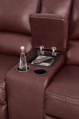 Alessandro Power Reclining Loveseat with Console