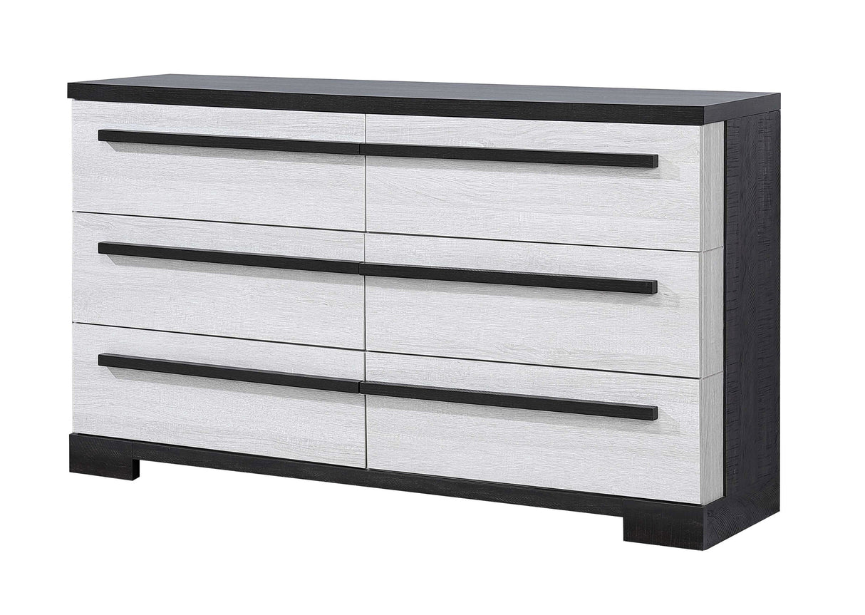 REMINGTON DRESSER CHALK/EBONY