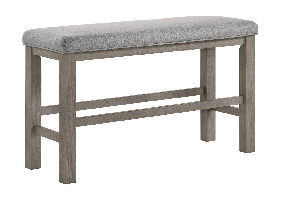 RENWICK COUNTER HT BENCH ALL GREY