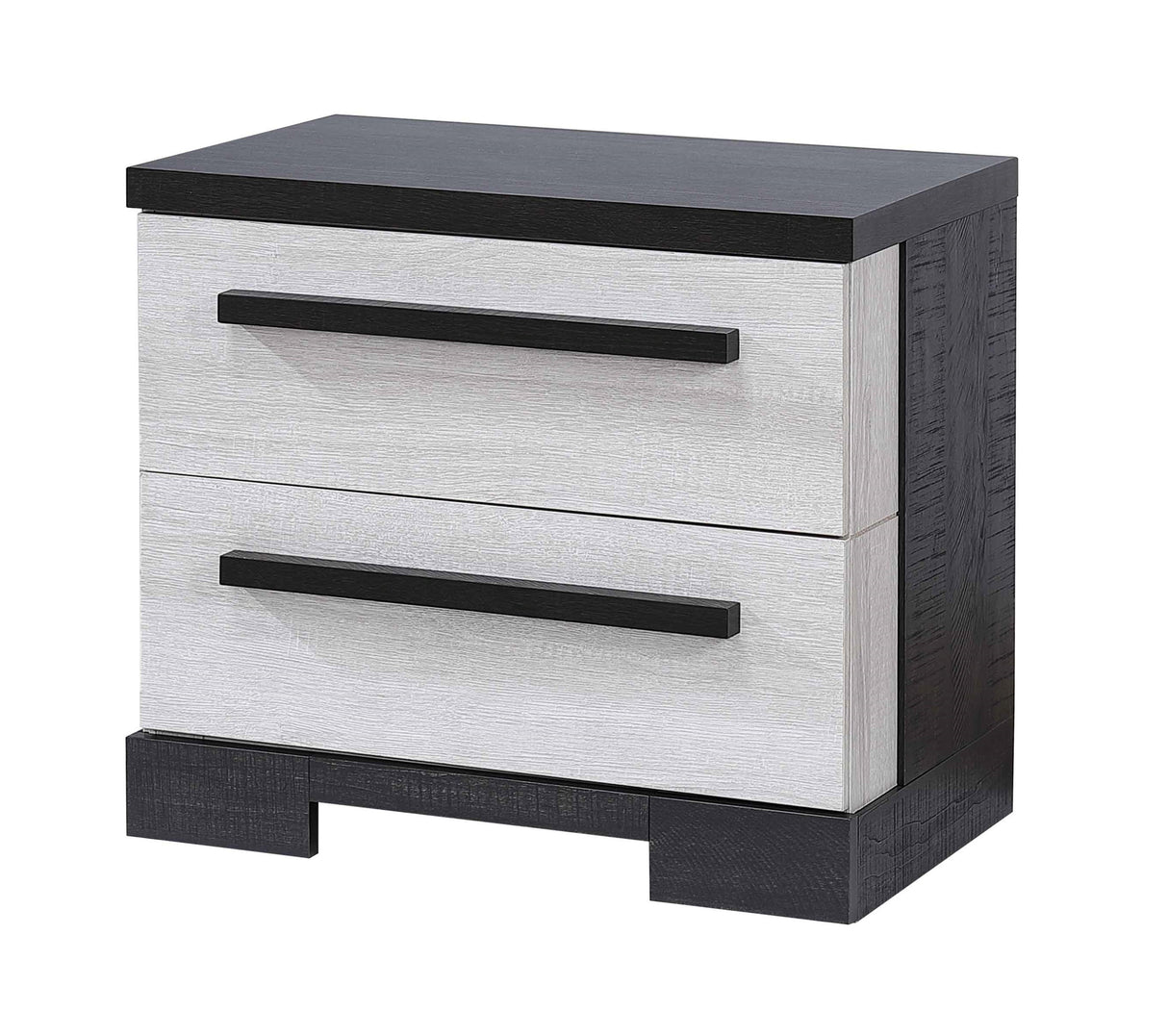 REMINGTON NIGHTSTAND CHALK/EBONY