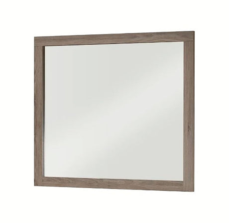 Crown Mark Furniture River Dresser Mirror in Brown image