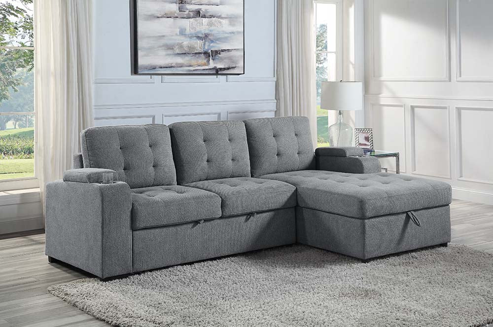 Kabira Sectional Sofa W/Sleeper & Storage
