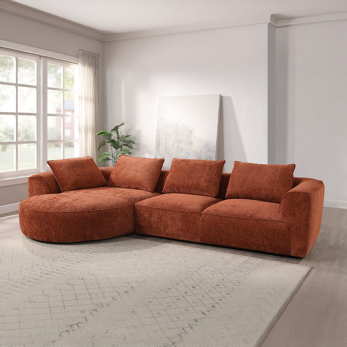 Aceso Sectional Sofa W/4 Pillows