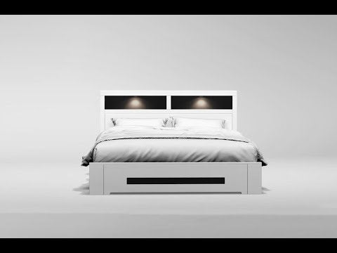  Furniture of America Rutger King Bookcase Bed CM7297EK-BED EXTERNAL_VIDEO 1