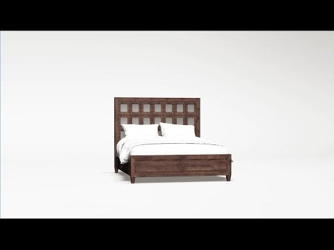  Furniture of America Frontera Queen Panel Bed CM7586Q-BED EXTERNAL_VIDEO 1