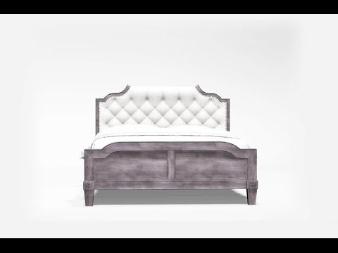  Furniture of America Ganymede Queen Upholstered Bed CM7856Q-BED EXTERNAL_VIDEO 1