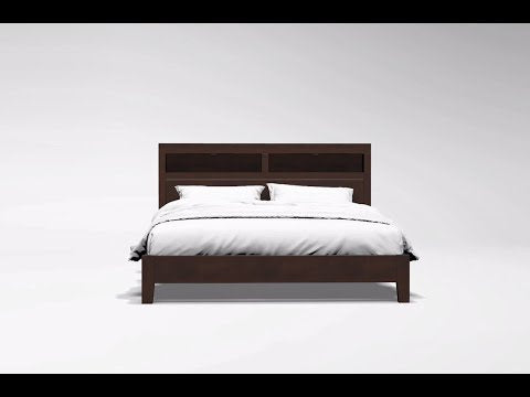  Furniture of America Gerico I King Platform Bed CM7290CH-EK-BED EXTERNAL_VIDEO 1