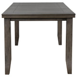 Crown Mark Bardstown Counter Height Table in Gray