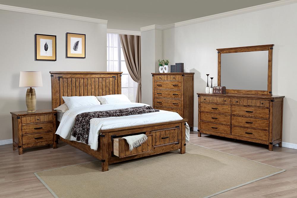 Brenner California King Bed 4 Pc Set