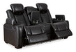 Party Time Power Reclining Loveseat with Console Image