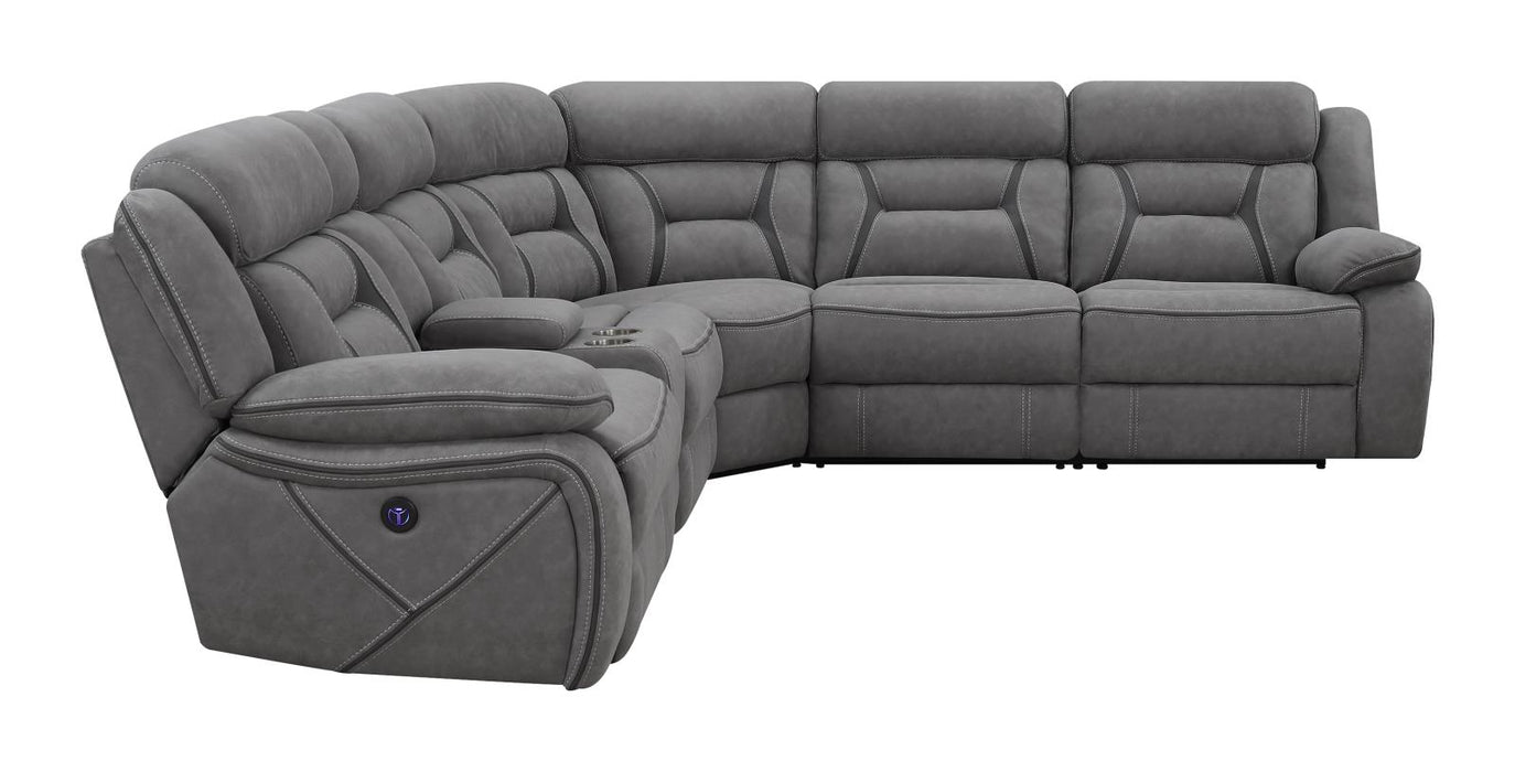 Higgins 4 Pc Power Sectional