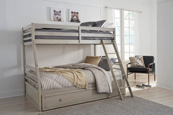 Lettner Twin over Full Bunk Bed with 1 Large Storage Drawer Image