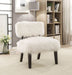 Pardeep White/Black Accent Chair image