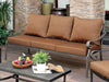 BONQUESHA I Brown/Distressed Black Patio Sofa image