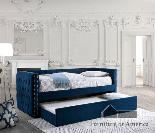 Susanna Navy Daybed w/ Trundle, Navy image