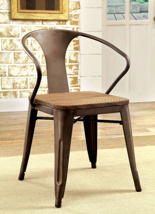 COOPER I Dark Bronze/Natural Side Chair (2/CTN) image