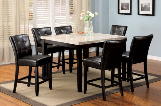 Marion II Espresso 7 Pc. Counter Ht. Table Set image