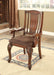 JOHANNESBURG I Brown Cherry/Brown Arm Chair (2/CTN) image