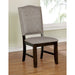 Teagan Dark Walnut/Gray Side Chair (2/CTN) image
