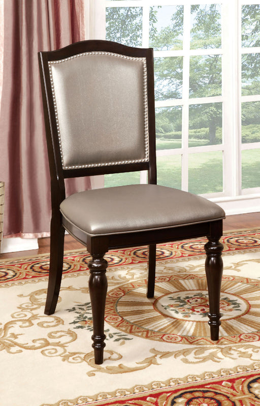 Harrington Dark Walnut/Pewter Side Chair (2/CTN) image