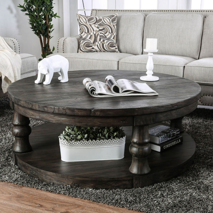 Mika Antique Gray Coffee Table image