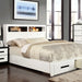 RUTGER White/Black Queen Bed image