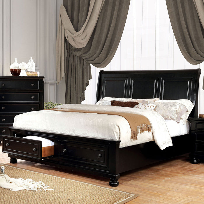 Castor Black E.King Bed image