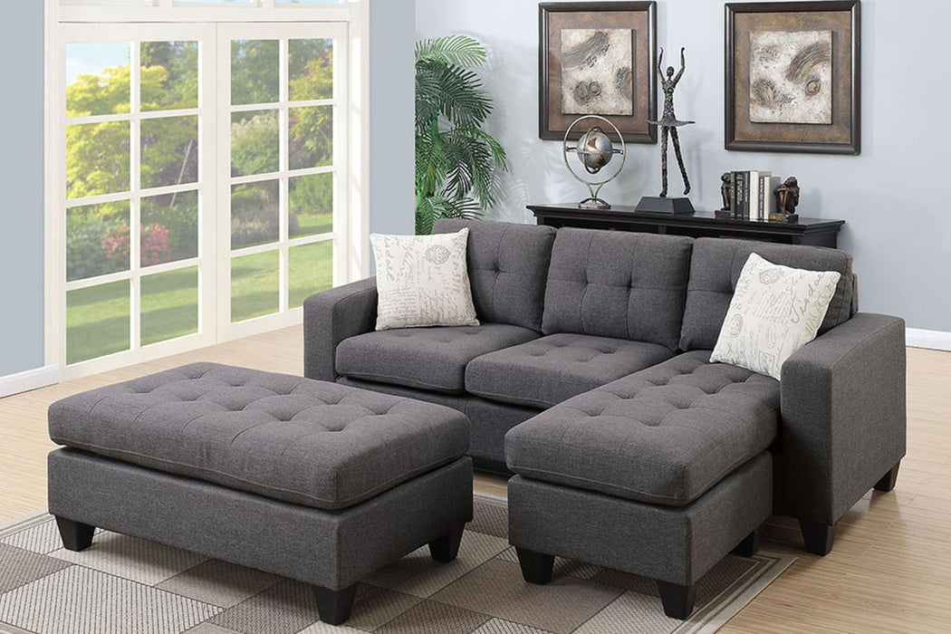 Sectional With Ottoman