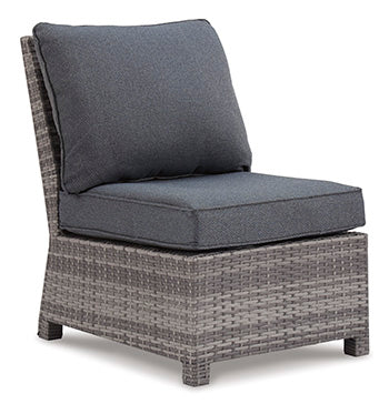 Salem Beach Armless Chair with Cushion Image