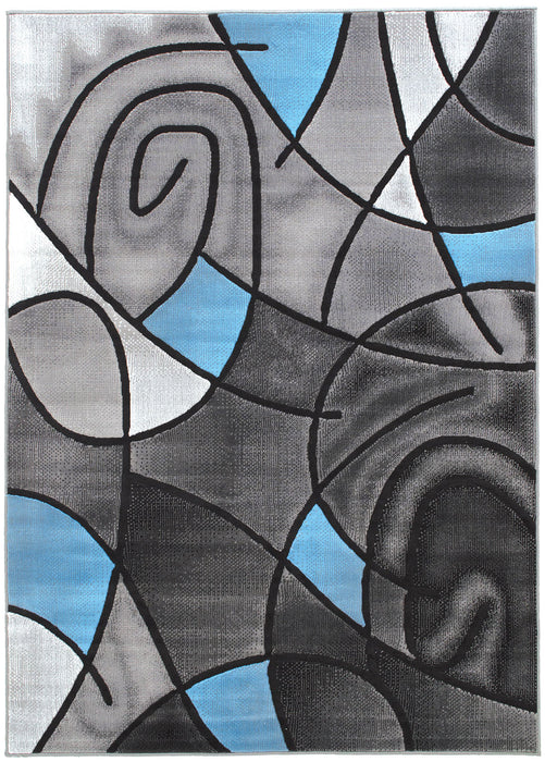 Sivas Charcoal Blue 5' X 8' Area Rug image
