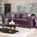 Emilia Purple/Silver Sofa image