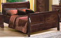 Crown Mark Furniture Louis Philip Queen Bed in Dark Cherry image