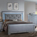 Crown Mark Furniture Lillian King Panel Bed in Silver image